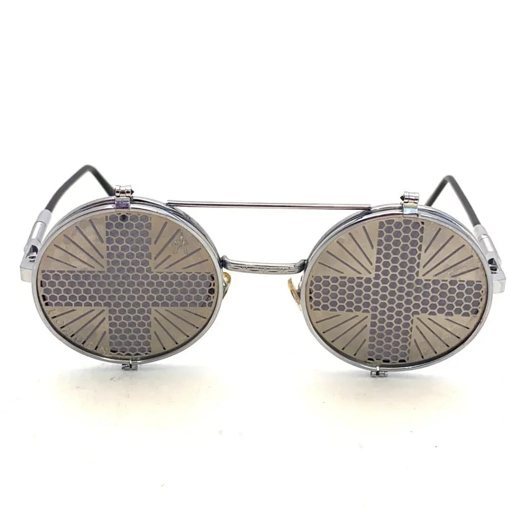 Alexander Tasou  Hi-Tek London Metal Grid SteamPunk Sunglasses